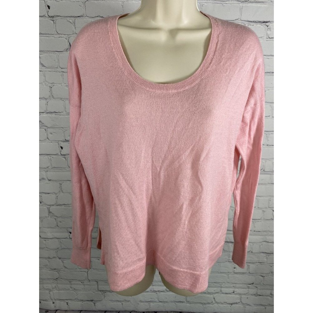 Madewell Wool Blend Pink Pullover Long Sleeve Lightweight ￼Knit Top Womens S